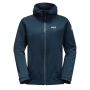 Damska kurtka przeciwdeszczowa Jack Wolfskin PACK & GO SHELL W night blue || 'Damska\u0020kurtka\u0020przeciwdeszczowa\u0020Jack\u0020Wolfskin\u0020PACK\u0020\u0026\u0020GO\u0020SHELL\u0020W\u0020night\u0020blue'
