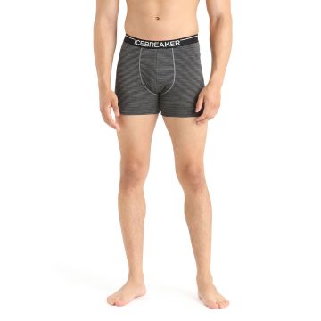 Męskie bokserki termoaktywne Icebreaker Merino Anatomica Boxers gritstone heather