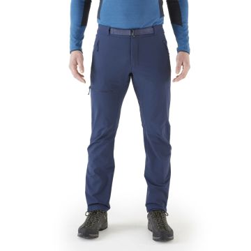 Męskie spodnie softshellowe Rab Incline AS Pants deep ink