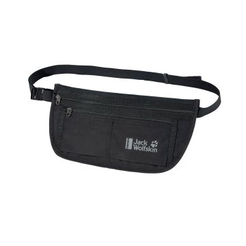 Bezpieczna torebka biodrowa na dokumenty i pieniądze Jack Wolfskin DOCUMENT BELT RFID black