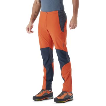 Męskie spodnie softshellowe Rab Torque Pants firecracker