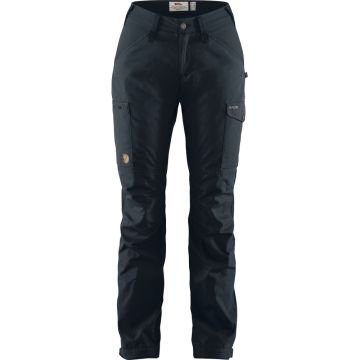 Spodnie damskie Fjallraven Kaipak Trousers Curved dark navy