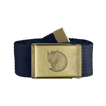 Pasek  do spodni Fjallraven Canvas Brass Belt dark navy