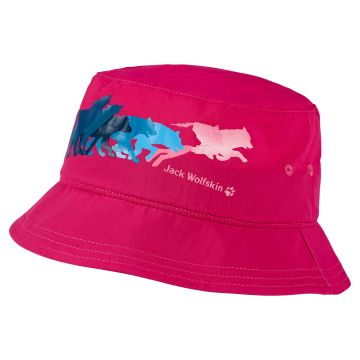 Kapelusz dla dzieci Jack Wolfskin SUPPLEX AT HOME BUCKET KIDS orchid