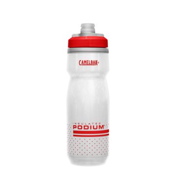 Bidon sportowy z izolacją Camelbak Podium Chill 620 ml fiery red/white