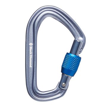 Karabinek wspinaczkowy zakręcany Black Diamond HOTFORGE SCREWGATE grey