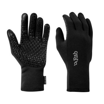 Rękawice męskie Rab Power Stretch Contact Grip Glove black