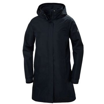 Płaszcz przeciwdeszczowy damski Helly Hansen ADEN LONG COAT navy