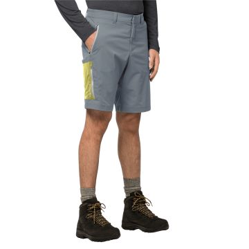 Męskie spodenki turystyczne Jack Wolfskin OVERLAND SHORTS M storm grey