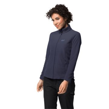 Bluza polarowa damska Jack Wolfskin W MOONRISE JKT graphite