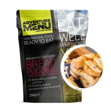 Danie gotowe ADVENTURE MENU Pudding chlebowy z jabłkami i cynamonem 250 g
