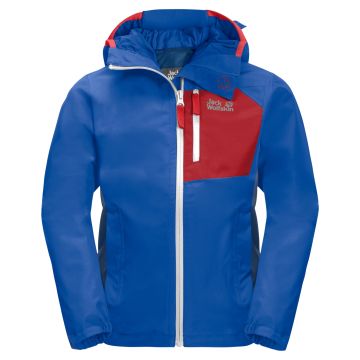 Dziecięca kurtka przeciwdeszczowa Jack Wolfskin ACTIVE HIKE JACKET K coastal blue