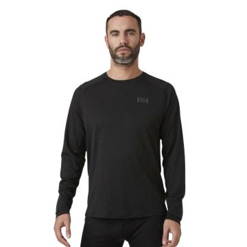Męska koszulka termoaktywna z długim rękawem Helly Hansen Lifa Active Crew black