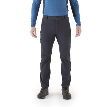 Męskie spodnie softshellowe Rab Incline AS Pants ebony