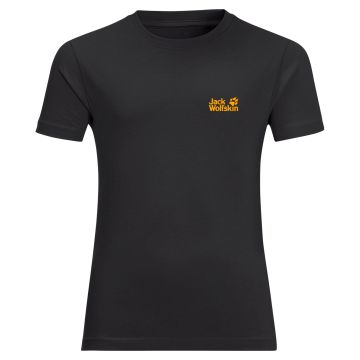 Koszulka dziecięca Jack Wolfskin ESSENTIAL T K black
