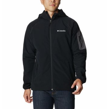 Męski softshell Columbia Tall Heights Hooded Softshell black