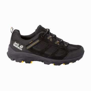 Buty męskie na wędrówki Jack Wolfskin VOJO 3 TEXAPORE LOW M black/burly yellow XT