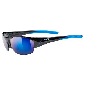 Okulary sportowe z wymiennymi szkłami Uvex BLAZE III 2.0 black/blue