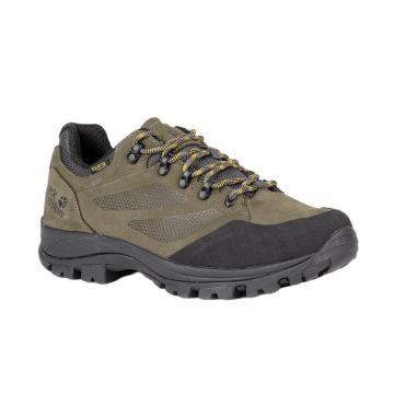 Buty męskie trekkingowe Jack Wolfskin REBELLION TEXAPORE LOW M khaki / phantom