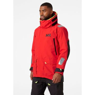 Męska kurtka sztormiak Helly Hansen Skagen Offshore alert red