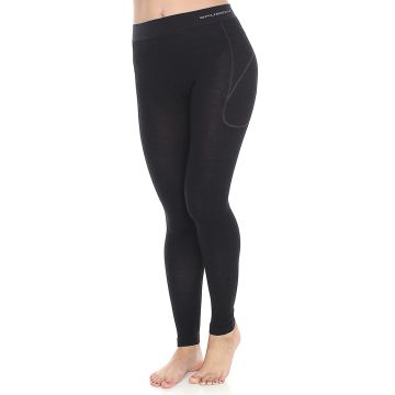 Legginsy damskie Brubeck Active Wool LE11700 black 