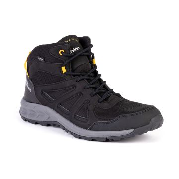 Buty męskie turystyczne Jack Wolfskin WOODLAND 2 TEXAPORE MID M black/burly yellow XT