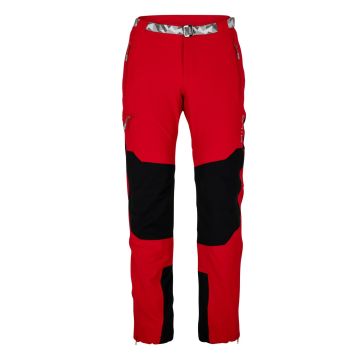 Męskie spodnie turystyczne Milo Brenta red/black