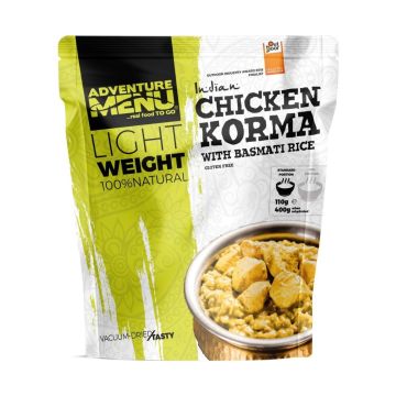 Żywność liofilizowana ADVENTURE MENU Kurczak Korma z ryżem Basmati 110g