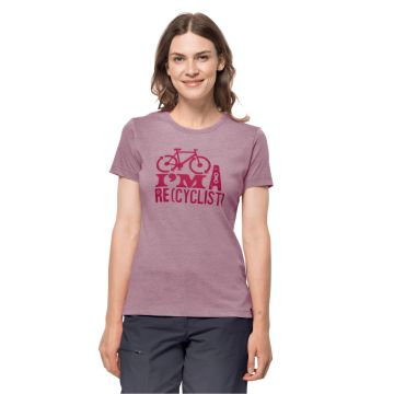Damski t-shirt Jack Wolfskin OCEAN TRAIL T W violet quartz