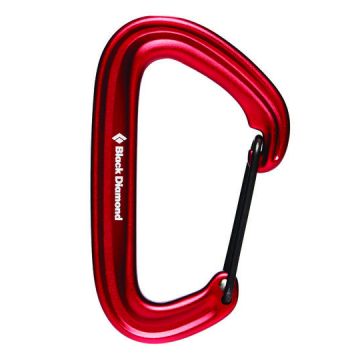 Karabinek wspinaczkowy z zamkiem drucianym Black Diamond LITEWIRE red