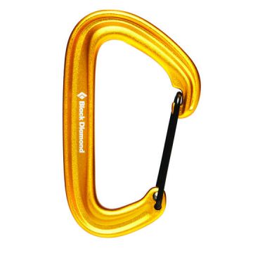 Karabinek wspinaczkowy z zamkiem drucianym Black Diamond LITEWIRE yellow