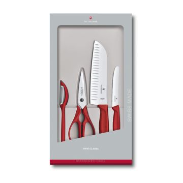 Zestaw kuchenny z nożycami Victorinox Swiss Classic 6.7131.4G red