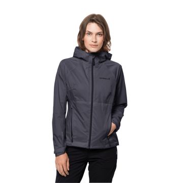 Damska kurtka przeciwdeszczowa Jack Wolfskin TASMAN 2L JKT W graphite