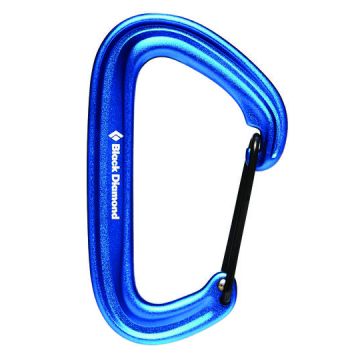 Karabinek wspinaczkowy z zamkiem drucianym Black Diamond LITEWIRE blue