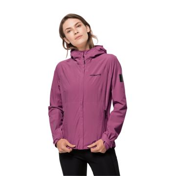 Damska kurtka przeciwdeszczowa Jack Wolfskin TASMAN PEAK JKT W violet quartz
