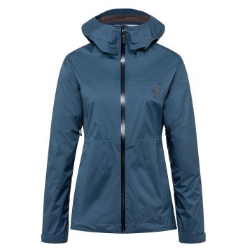 Damska kurtka przeciwdeszczowa Black Diamond STORMLINE STRETCH RAIN SHELL ink blue