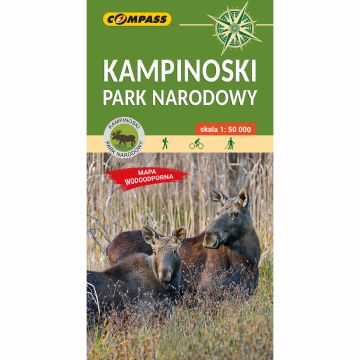 Mapa turystyczna Compass Kampinoski Park Narodowy 1:50 000 laminowana