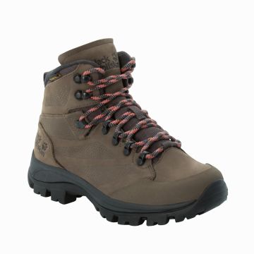 Buty damskie trekkingowe Jack Wolfskin REBELLION TEXAPORE MID W brown / phantom