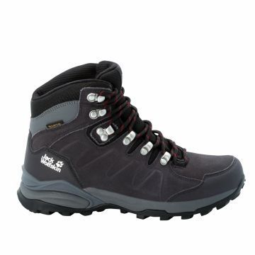 Damskie buty na wędrówki Jack Wolfskin REFUGIO TEXAPORE MID W Dark Steel / Purple