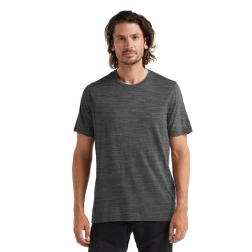 Koszulka termoaktywna męska Icebreaker Tech Lite II SS Tee gritstone heather