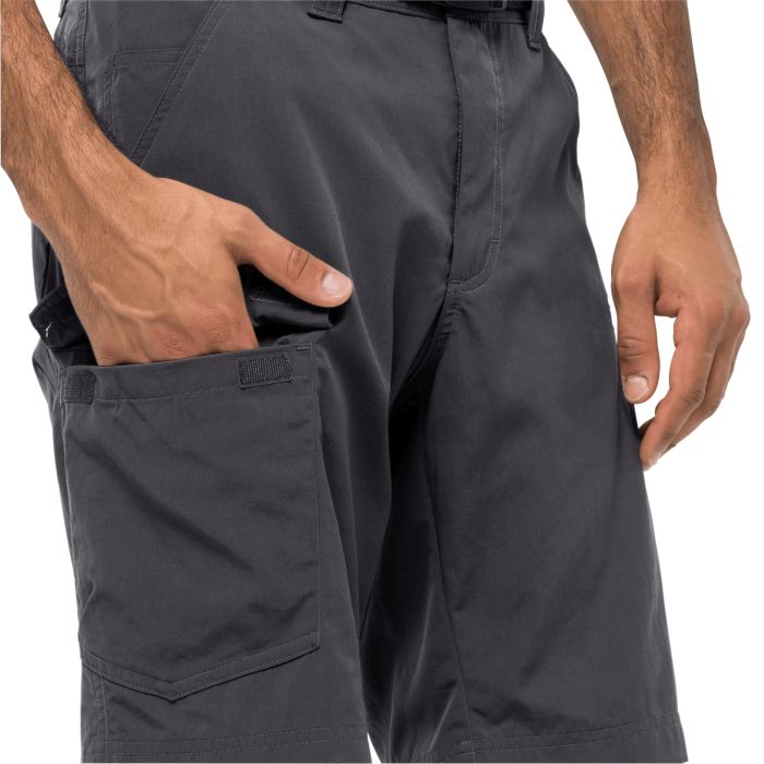 Spodenki męskie Jack Wolfskin HOGGAR SHORTS asphalt || 'Spodenki\u0020m\u0119skie\u0020Jack\u0020Wolfskin\u0020HOGGAR\u0020SHORTS\u0020asphalt'