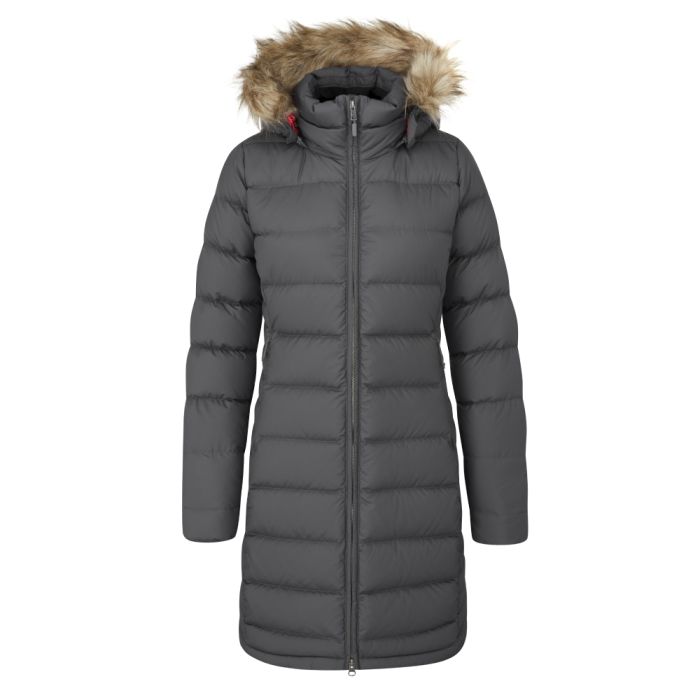Damski płaszcz puchowy Rab Deep Cover Down Parka graphene || 'Damski\u0020p\u0142aszcz\u0020puchowy\u0020Rab\u0020Deep\u0020Cover\u0020Down\u0020Parka\u0020graphene'