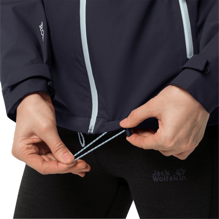 Damska kurtka przeciwdeszczowa Jack Wolfskin EAGLE PEAK JACKET W graphite || 'Damska\u0020kurtka\u0020przeciwdeszczowa\u0020Jack\u0020Wolfskin\u0020EAGLE\u0020PEAK\u0020JACKET\u0020W\u0020graphite'