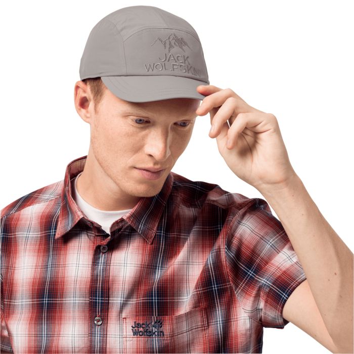 Czapka z daszkiem Jack Wolfskin LIGHTSOME CAP ash grey || 'Czapka\u0020z\u0020daszkiem\u0020Jack\u0020Wolfskin\u0020LIGHTSOME\u0020CAP\u0020ash\u0020grey'