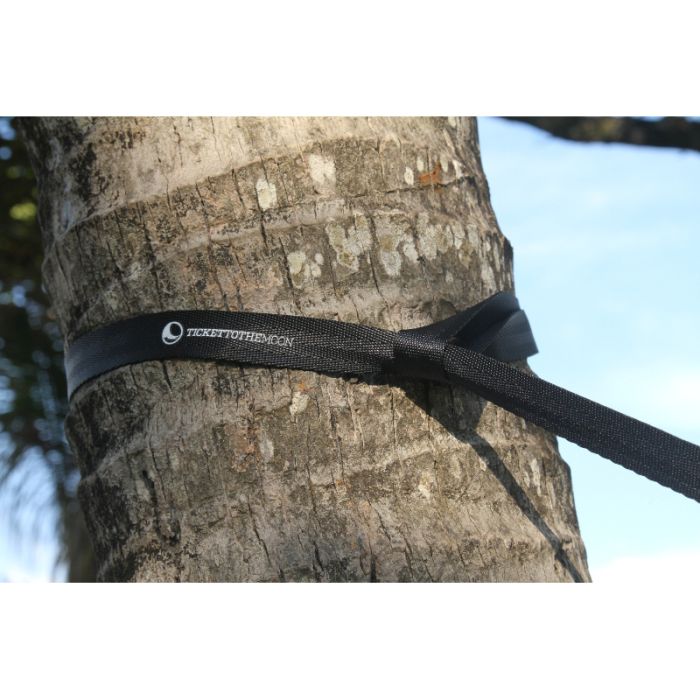 Taśmy mocujące do hamaka Ticket To The Moon - Moon Strap 2 x 2,6m black || 'Ta\u015Bmy\u0020mocuj\u0105ce\u0020do\u0020hamaka\u0020Ticket\u0020To\u0020The\u0020Moon\u0020\u002D\u0020Moon\u0020Strap\u00202\u0020x\u00202,6m\u0020black'