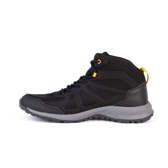 Buty męskie turystyczne Jack Wolfskin WOODLAND 2 TEXAPORE MID M black/burly yellow XT || 'Buty\u0020m\u0119skie\u0020turystyczne\u0020Jack\u0020Wolfskin\u0020WOODLAND\u00202\u0020TEXAPORE\u0020MID\u0020M\u0020black\u002Fburly\u0020yellow\u0020XT'