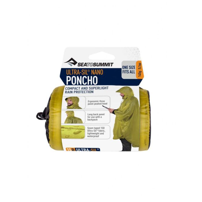 Poncho przeciwdeszczowe Sea To Summit Ultra-Sil Nano lime || 'Poncho\u0020przeciwdeszczowe\u0020Sea\u0020To\u0020Summit\u0020Ultra\u002DSil\u0020Nano\u0020lime'