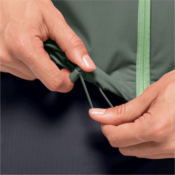 Kurtka damska Jack Wolfskin HIGHEST PEAK 2.5L W hedge green || 'Kurtka\u0020damska\u0020Jack\u0020Wolfskin\u0020HIGHEST\u0020PEAK\u00202.5L\u0020W\u0020hedge\u0020green'