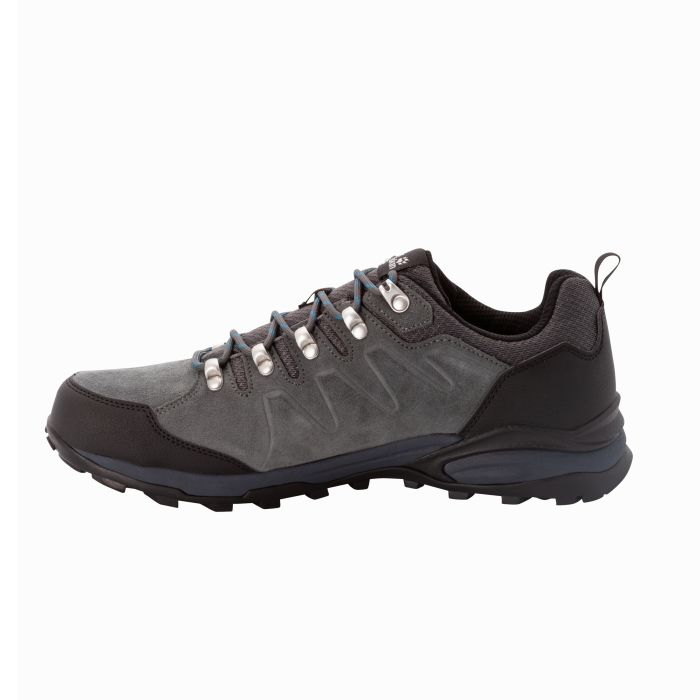 Buty męskie na wędrówki Jack Wolfskin REFUGIO TEXAPORE LOW M grey/black || 'Buty\u0020m\u0119skie\u0020na\u0020w\u0119dr\u00F3wki\u0020Jack\u0020Wolfskin\u0020REFUGIO\u0020TEXAPORE\u0020LOW\u0020M\u0020grey\u002Fblack'
