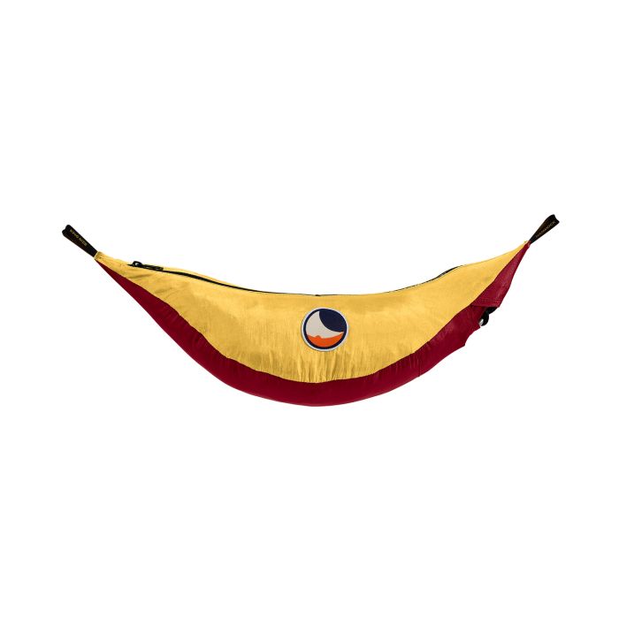 Hamak turystyczny dwuosobowy Ticket To The Moon HoneyMoon Hammock 34/37 burgundy/yellow || 'Hamak\u0020turystyczny\u0020dwuosobowy\u0020Ticket\u0020To\u0020The\u0020Moon\u0020HoneyMoon\u0020Hammock\u002034\u002F37\u0020burgundy\u002Fyellow'